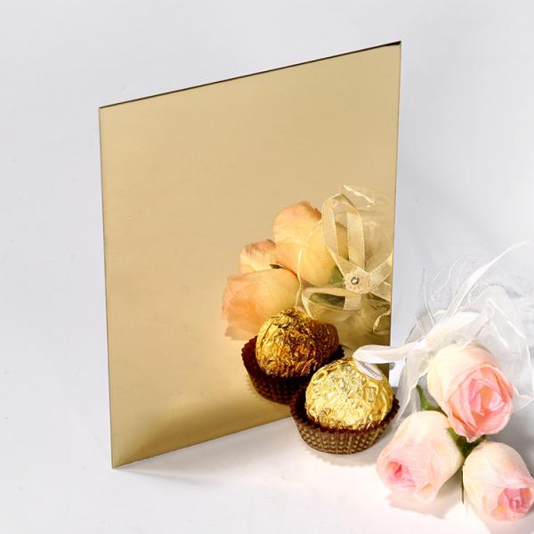 Buy cheap 8K Mirror Color Stainless Steel Sheet Coated For Luxurious Decoration from wholesalers