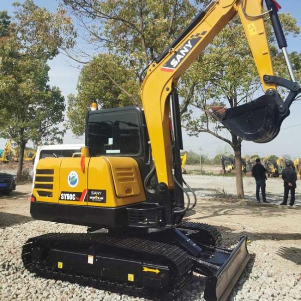 Buy cheap Used SANY SY60 Crawler Excavator Little Size 0.28m3 Bucket Capacity from wholesalers