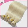 Buy cheap Top Quality Mink Peruvian Straight Blonde Hair 8A full Cuticle White Blonde Hair Extensions from wholesalers