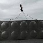 Middle Layer Square Tanks For Water , Pu Insulated Hot Water Storage Tank