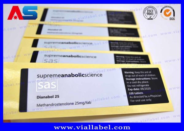 Buy cheap Custom 30ml Vial Labels Brushed Aluminum Foil Printing For Pharma Grade Peptide pharmacy labels stickers from wholesalers