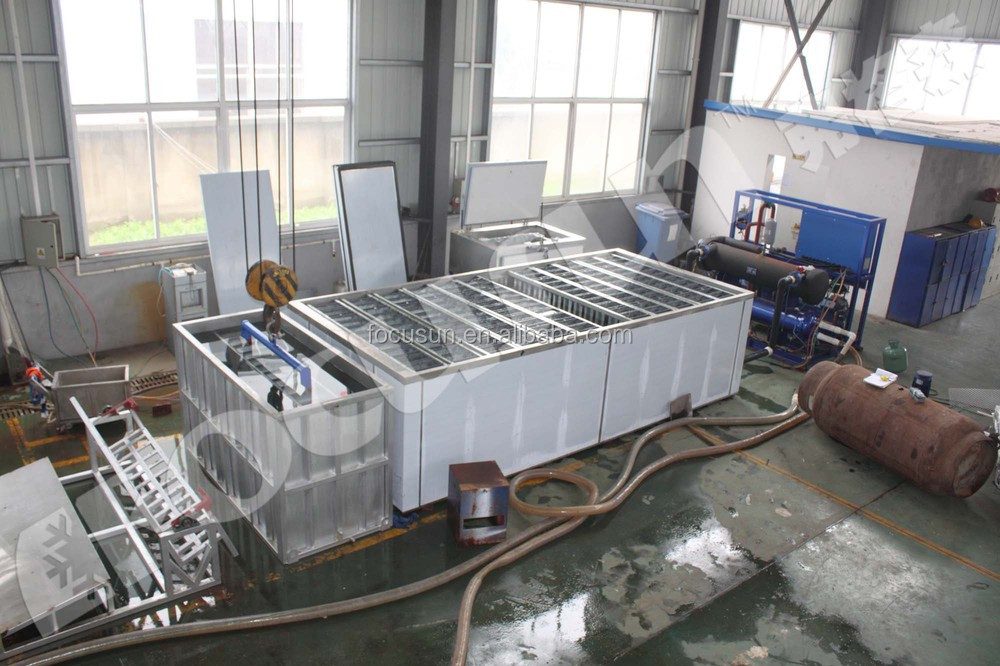 2200*2000*1800mm Tube Ice Machine for Freezing and Mixing Wines Stainless Steel 304