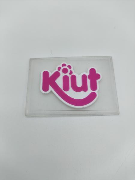Buy cheap Sewing Clothes Business Logo Sticker Labels PVC Material Transluscent from wholesalers