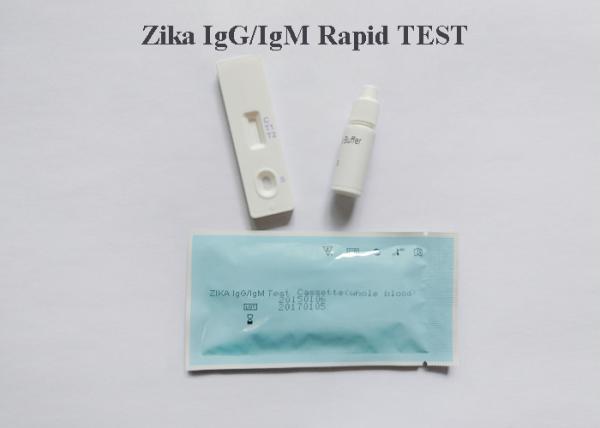 Zika IgG/IgM Infectious Disease Blood Tests 4mm Cassette Gold Colloidal CE