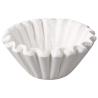 Buy cheap Brown White Basket Coffee Filter 13.2'' Bowl Shape Wave Unbleached from wholesalers