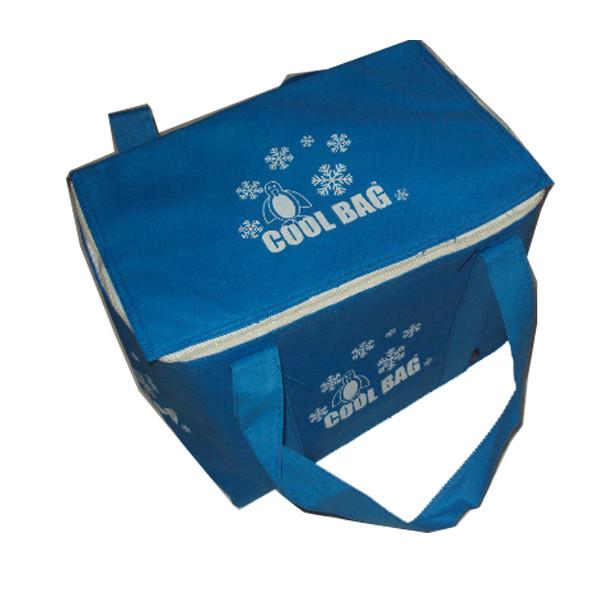 Buy cheap Dark Blue Lunch Box Insulated Cooler Bags For Men , 2mm Aluminium EPE Inside from wholesalers