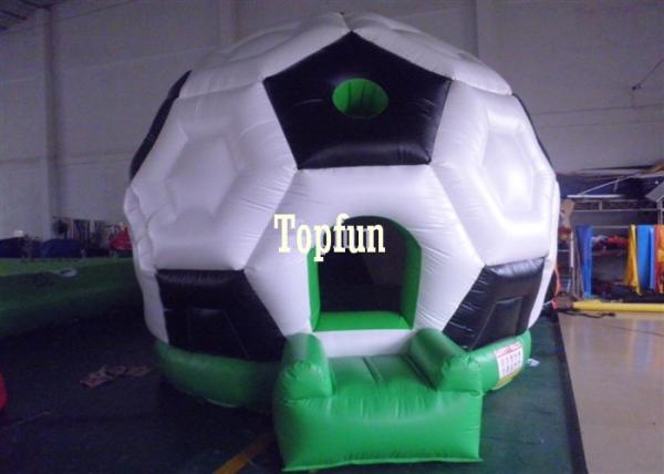 Buy cheap Sport Giant 4m Inflatable Bouncy Castle , White Soccer Bouncy House from wholesalers