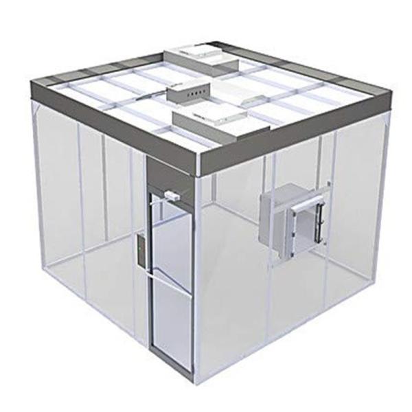 Buy cheap Polished Cleanroom Air Shower Entranceway With Noise Level ≤65dB LED Lighting from wholesalers