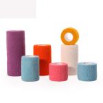CE Cotton Self adhesive Bandage Wrap in Medical Elastic Adhesive for Sports,
