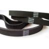 Buy cheap Heat / Oil Resistant Industrial Timing Belts Rubber Material Black Color from wholesalers