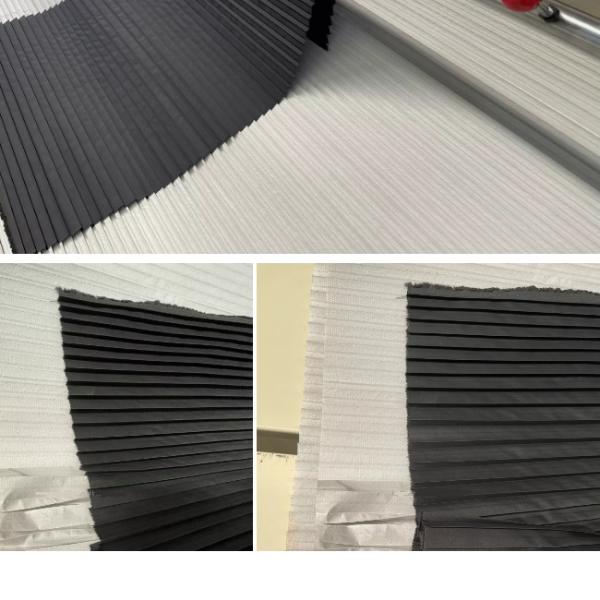Buy cheap Textile Pleat Paper Fabric 40gsm Curtain Shade Computer Controlled Garment from wholesalers