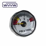 Mini 22mm 23mm 250bar 1/8"bsp tiny pressure gauge