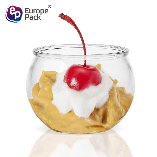 Buy cheap EPK disposable dessert bowl round food plastic jelly container with cheap price from wholesalers