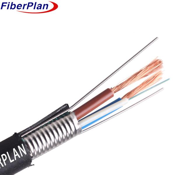 Buy cheap 4 6 8 12 Core Armored Parallel Hybrid Fiber Optic Cable from wholesalers