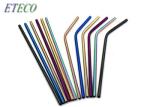 No Scratches Stainless Steel Bent Or Straight Drinking Straws Easy Cleaning