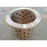 Buy cheap Oil Free Round Linear Graphite Flanged Copper Slide Bearing Cone Crusher Components from wholesalers