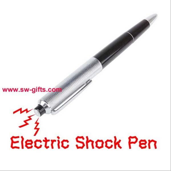 Buy cheap Joker Play Shocking Electric Shock Novelty Metal Pen Prank Trick Joke Gag New Funny Toy from wholesalers