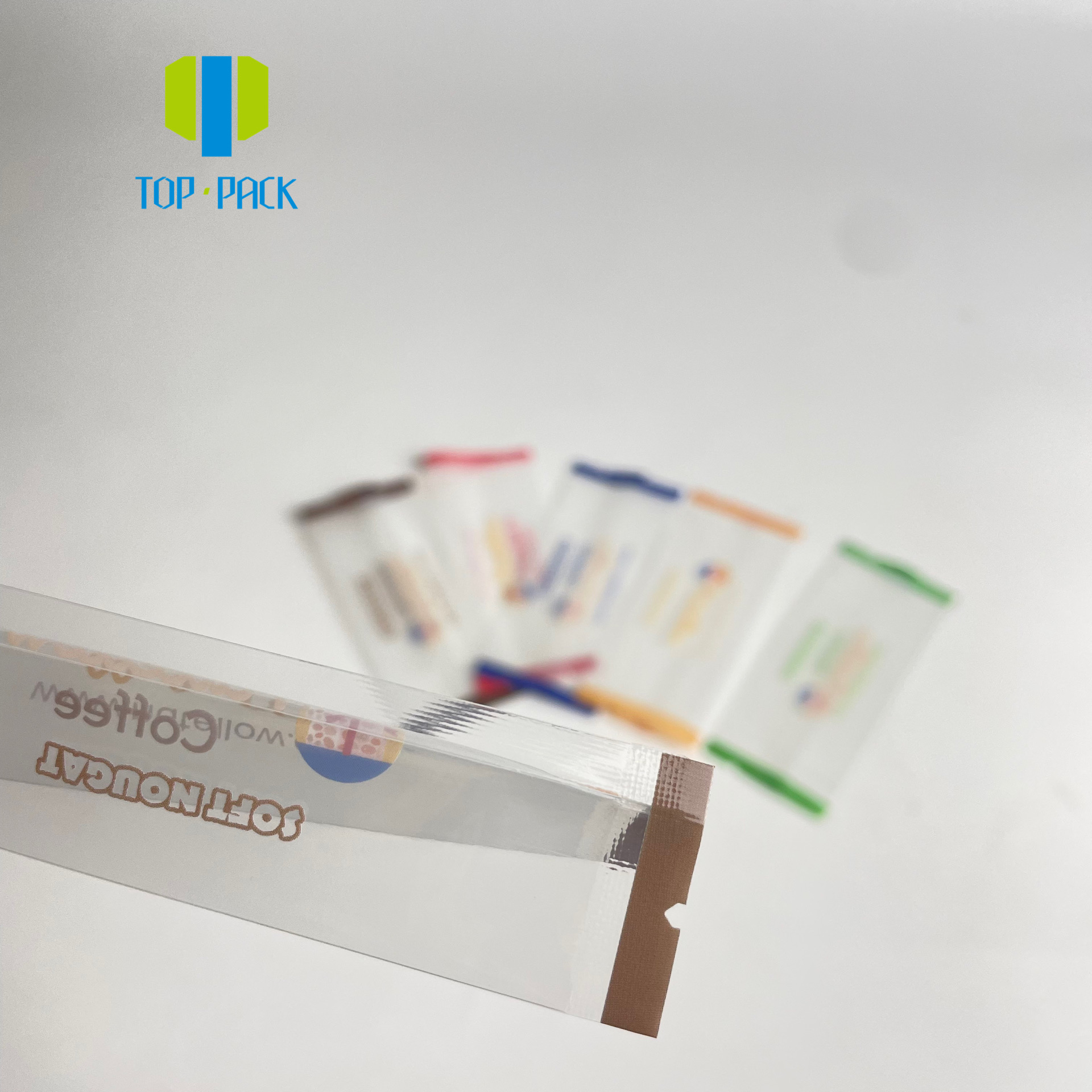 Digital Print Heat Seal Snack Packaging Bags Back Side Sealing Transparent