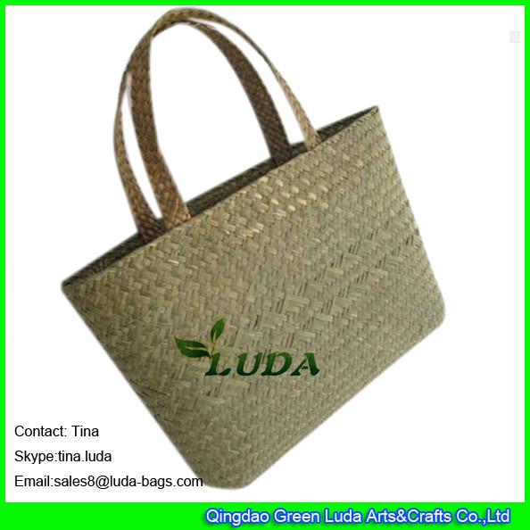 Buy cheap LUDA wholesale designer fashion seagrass straw woven small handbags from wholesalers