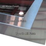 Mirror Finish Cold Rolled Stainless Steel Sheet Ss 304 Anticorrosion