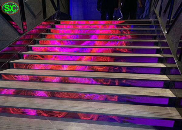 Buy cheap High Definition P4 Front Staircase Flexible LED Screen Energy Saving Design from wholesalers