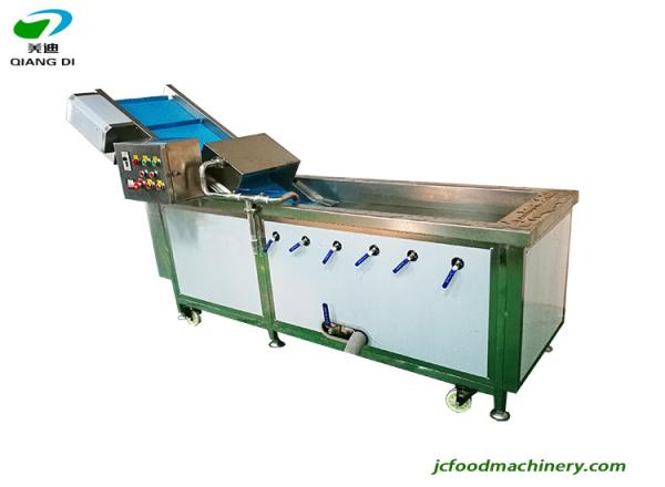 Buy cheap industrial automatic fruits and vegetables washing machine for high pressure air bubble with water circle device from wholesalers