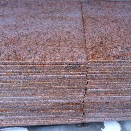 Buy cheap Ultra Large G562 Red Granite Stone Tiles , Granite Bathroom Tiles Hard Texture from wholesalers