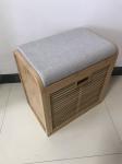free standing bamboo storage cabinet / bedroom storage cabinets easy to move