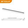 Buy cheap Indoor Aluminium Profile Bathroom Mirror LED Strip Light CCT 3000K 4000K 6000K from wholesalers