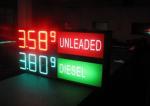 LED Gas Station Sign for Oil Price , RF LCD Wireless Remote Control Digital 7