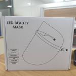 3 Colors LED Light Skin Mask Transparent , Rechargeable pdt light therapy device