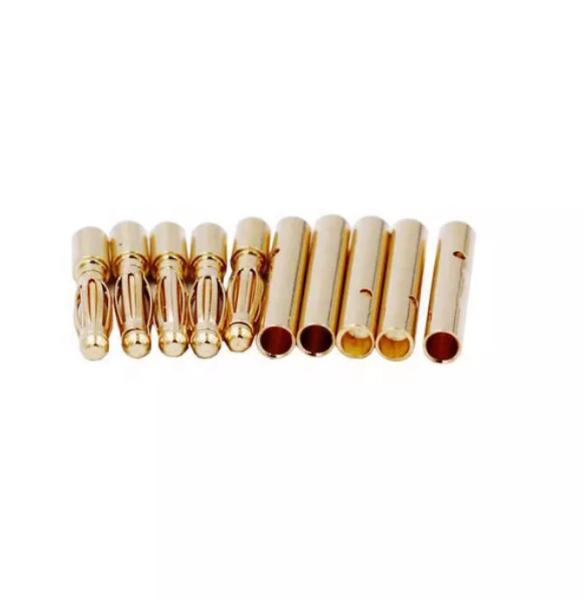 Buy cheap 3mm Gold Bullet Banana Plug Connectors 80A/60A Durable For RC Car from wholesalers
