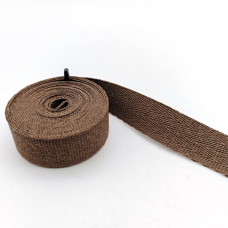 GRS Herribone Woven Paper Ribbon Roll Plain Pattern Assorted Color Solid