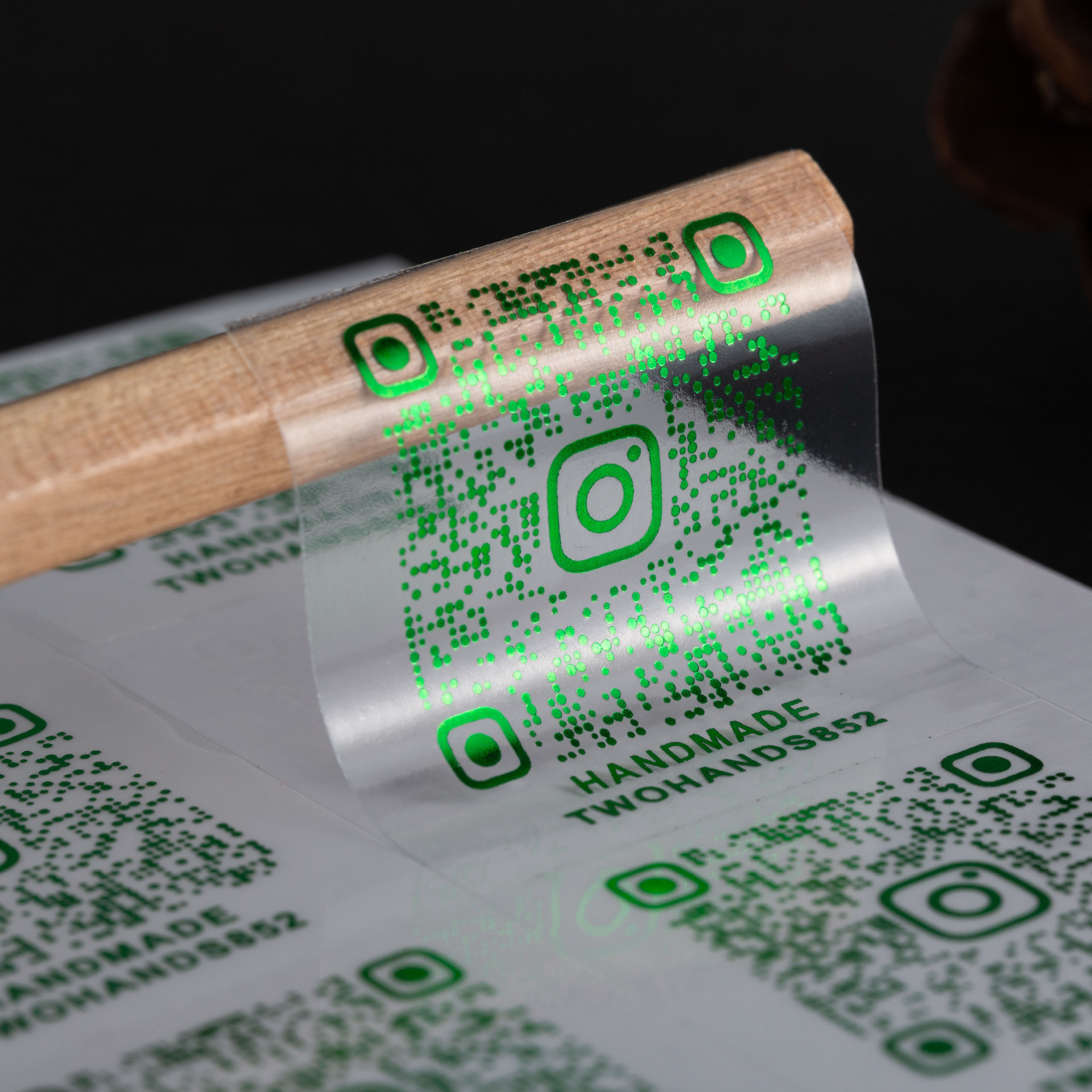 Hologram Transparent Clear Sticker Printing For Glass Bottle