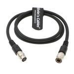 HR10A-7R-4S Camera Power Cable 4 Pin Hirose Female To 4 Pin Male For Power