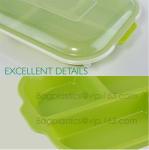 biodegradable plastic melamine fast food 5 compartment divided lunch, hospital