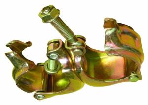 China Galvanized Steel Scaffolding Joint Coupler Pressed Swivel Coupler Easy Assembly on sale