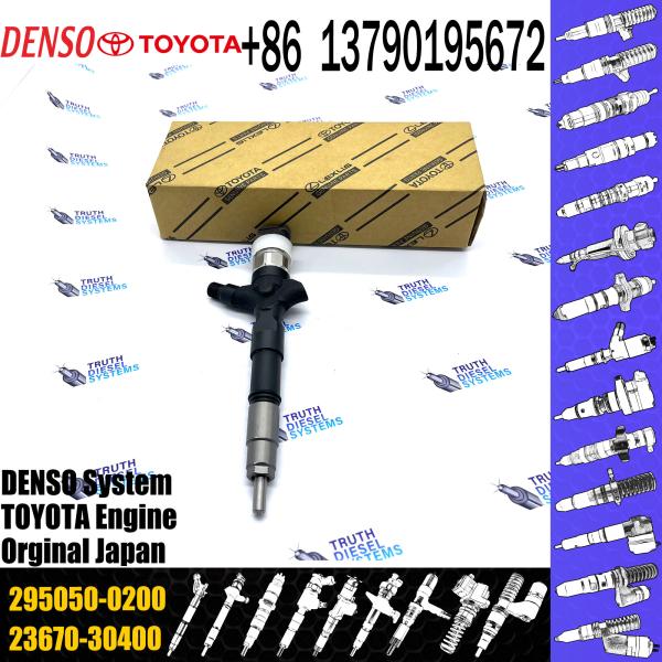 Genuine Diesel Fuel Injector 295050-0460 295050-0200 For Toyata Car 23670-30400