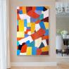 Buy cheap Modern Abstract Hand Painted Canvas Decoration Painting Colorful Textured Oil Painting Customized Size from wholesalers