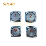 A4J16002 Hyundai Elevator Push Button Elevator Parts Light Red White