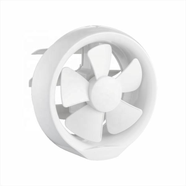 Buy cheap OEM/ODM Design Mass Bathroom Round Plastic Oil Bearing Ventilation Exhaust Fan in White from wholesalers