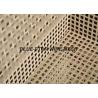 Buy cheap Gold Decorative Brass Perforated Metal Sheet With Holes Anti - Corrosion from wholesalers