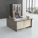 Buy cheap Luxury Wooden Modern Executive Work Table Extendable For Boss Office ODM from wholesalers