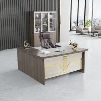 Buy cheap Luxury Wooden Modern Executive Work Table Extendable For Boss Office ODM product