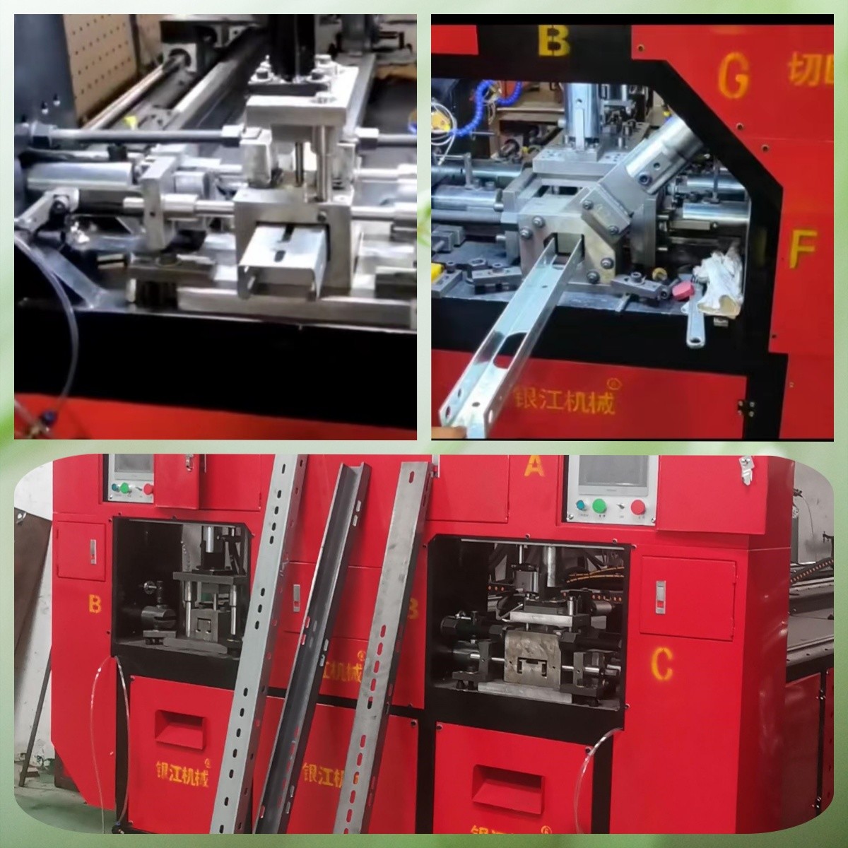 12mm Hydraulic Angle Steel Punching And Shearing System / Power Tower Angle Steel Cutting Equipment