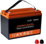 LFP Solar Energy Storage Battery 100AH 12V Rechargeable Lithium Battery BMS