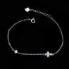 Buy cheap AAA 925 Silver Cubic Zirconia Bracelet Element Korean Fashion Design For Girls from wholesalers