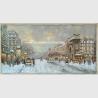 Buy cheap Framed Paris Oil Painting , Impressionist Landscape Paintings Thick Oil On Canvas from wholesalers