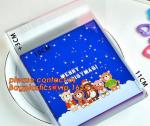 Christmas Candy Cookie Bags Cute Santa Deer Elk Design Christmas Biscuits