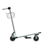 Polished Surface Airport Luggage Trolley With Metal Construction And 50-200KG